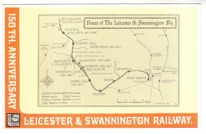 Leicester & Swannington Railway Route Map