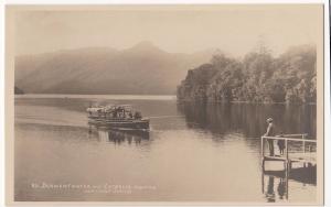 Derwentwater & Catbells RP PPC, Unposted, GP Abraham With May Queen Steamer 