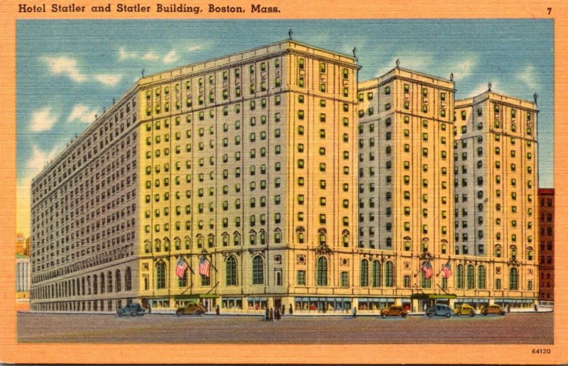 Massachsetts Boston Hotel Statler and Statler Building
