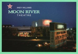 Andy Williams Moon River Theatre Beautiful Sounds Branson Missouri Postcard