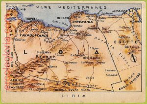 af6698 - LIBYA - VINTAGE POSTCARD - 1942-