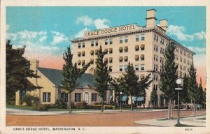 Postcard Grace Dodge Hotel Washington DC