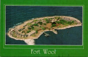 Virginia Hampton Aerial View Fort Wool