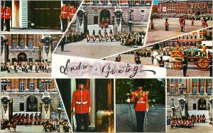 Postcard Modern London greeting Army