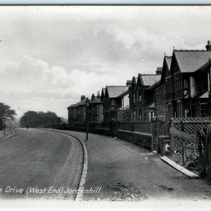 1920s Jordanhill Glasgow Scotland RPPC Southbrae Dr Real Photo PC Caledonia A149