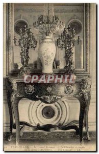 Old Postcard Versailles The Grand Trianon The bedroom of Queen & # 39Angleter...