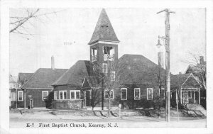 New Jersey Kearney 1st Baptist Church Dittman roadside K-7 Postcard 22-7614