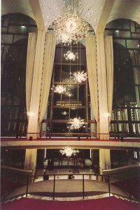 Lobby with Crystal Chandeliers - Metropolitan Opera House, Washington, DC