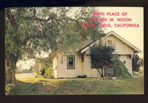 Yorba Linda, California/CA Postcard, Birth Place Of President Richard Nixon-1969