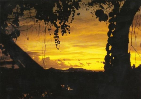 Palau Beautiful Sunset