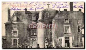 Old Postcard Grand Luce Sarthe surroundings of Chateau Corbuon