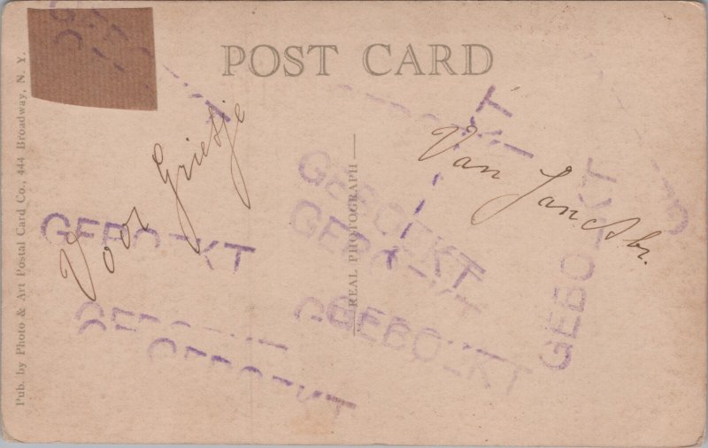 Public Library Hoboken New Jersey RPPC C377