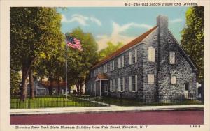 The Old Senate House And Grounds Showing New York State Museum Building From ...