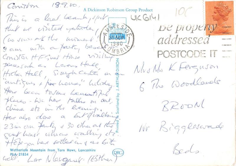 uk6141 waterlam mountain tarn hows lancashire uk