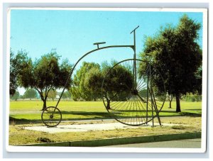 Vintage The Big Bike Davis, California. Postcard 7GE