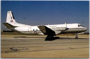 Airplane HS Andover C.1 XS637 of 60 Sqdn RAF Brize Norton Aircraft Postcard