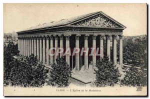 Postcard Old Paris Church of the Madeleine