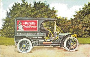 Lynn MA Burrill's Tooth Powder Delivery Truck Puzzle Postcard