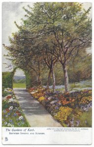 Gardens of Kent Between Spring & Summer Tuck Oilette United Kingdom England