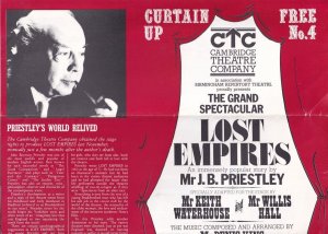 JB Priestley Lost Empires York Theatre Royal Poster