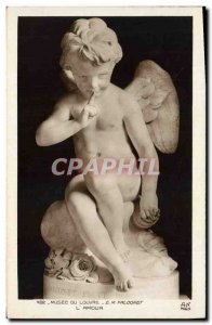 Old Postcard Paris Louvre Museum Falconet & # 39amour