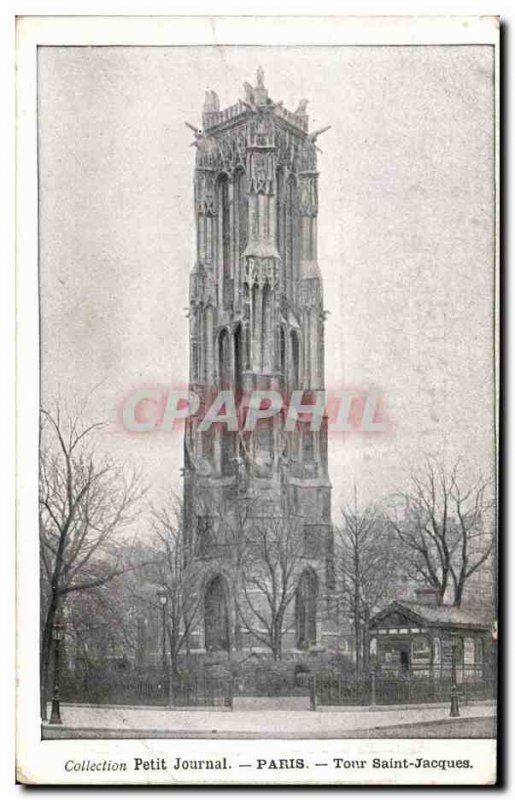 Paris Old Postcard Tour Saint Jacques