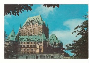 Chateau Frontenac Atop Cape Diamond, Quebec City, Vintage Chrome Postcard