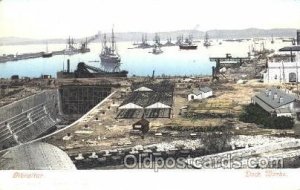 Gibraltar Dock Works Steamer, Steamers, Ship Unused light hard to see crease ...