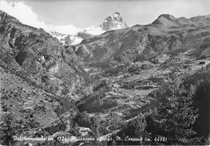 US40 postcard Italy Valtournanche panorama Mt. Cervino Aosta
