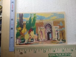 Postcard Gate of Topkapi Palace (Seraglio), Istanbul, Turkey