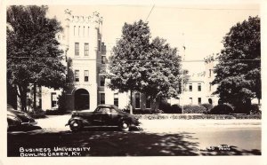 Bowling Green Kentucky Business University Real Photo Vintage Postcard AA21820