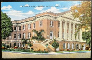 Vintage Postcard 1930-1945 Southside Baptist Church, Lakeland, Florida (FL)