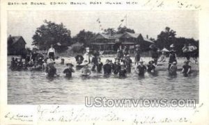 Bathing Scene, Edison Beach in Port Huron, Michigan