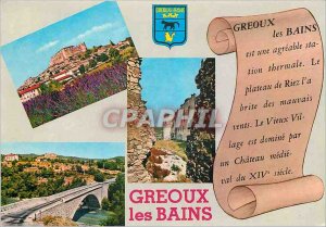Postcard Modern Greoux les Bains (Alpes de Haute Provence) alt 360m tourism H...