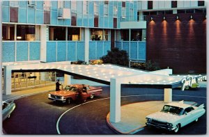 San Francisco California, Entrance of Jack Tar Hotel, Van Ness at Geary Postcard