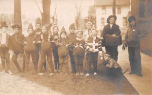 Childrens Costume Party Halloween Real Photo Vintage Postcard AA109434