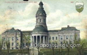 Jefferson City, Missouri , MO State Capital USA Writing on back paper chip to...