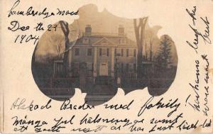 Cambridge Massachusetts Residence Real Photo Antique Postcard J53116