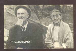 RPPC BRANSON MISSOURI SHEPHERD OF THE HILLS MATT MOLLIE REAL PHOTO POSTCARD