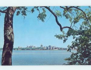 Unused Pre-1980 PANORAMIC VIEW Madison Wisconsin WI i0056