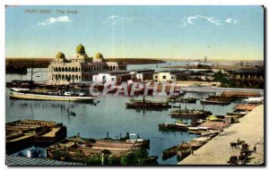 Africa - Africa - Egypt - Egypt - Port Said - The Dock - Old Postcard