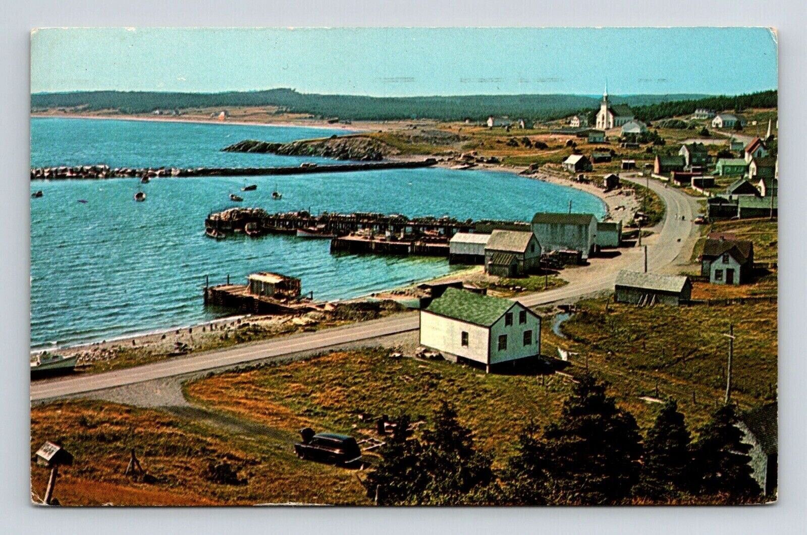 Mainadieu Cape Breton Nova Scotia Canada Lobster Center Postcard PM