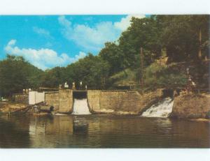 Unused Pre-1980 WATERFALL SCENE Roaring River Park - Cassville Missouri MO E4111