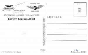 lot395  Aviation plane avion eastern atlantis express js31