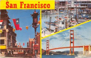 US4 US CA San Francisco Chinatown cable fair Fisherman's wharf Golden Gate 1968