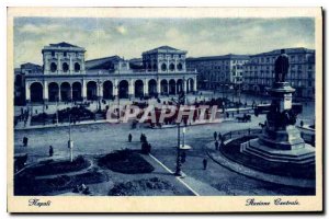 Postcard Old Napoli Stazione Centrale