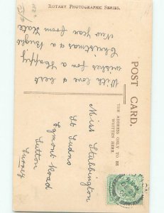 Old rppc ARTISTIC - ARTWORK DEPICTED Nice Postcard AB2173