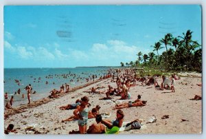 1960 Claremont Florida Vintage Postcard Sandy Beaches Gentle Trade Swaying Palms