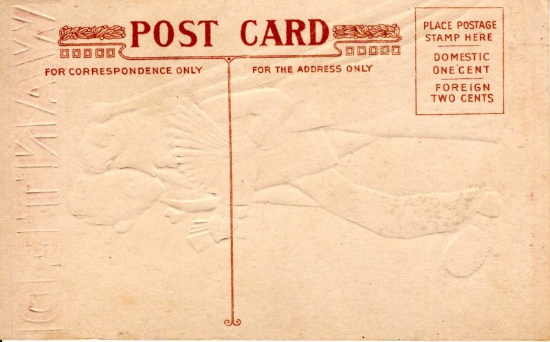 Comic - Wanted - To have it over with - That's All - Embossed - c1908