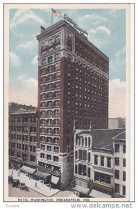 Hotel Washington, Indianapolis, Indiana, PU-1920